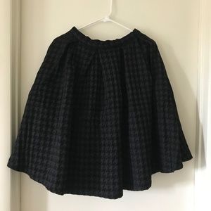 Womens Black Vintage Thick A Line Skirt Fall/Winter Size 26 S/M